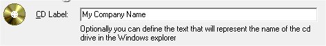 AutoPlay CD Drive Label